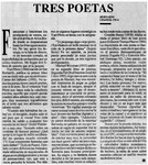 Tres poetas