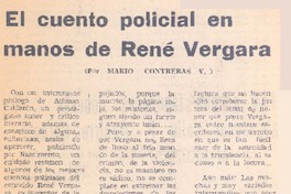 El cuento policial en manos de René Vergara