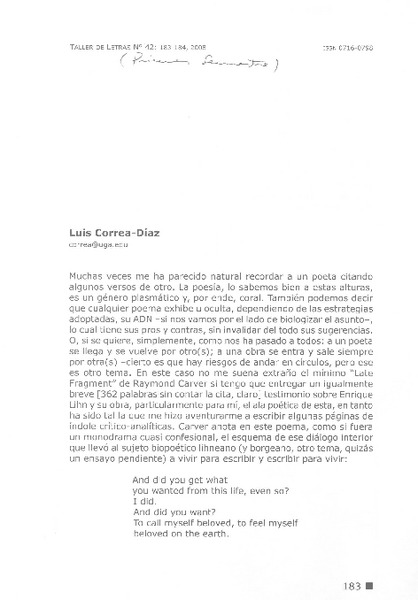 Luis Correa Díaz.