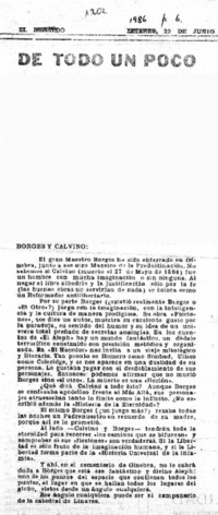 Borges y Calvino