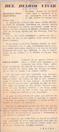 Del diario vivir