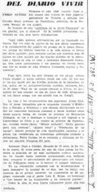 Del diario vivir