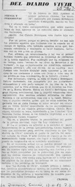 Prensa y periodistas