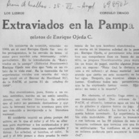 Extraviados en la pampa