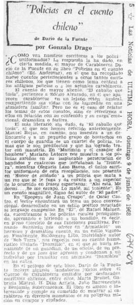 Policías en el cuento chileno
