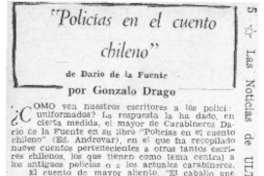 Policías en el cuento chileno