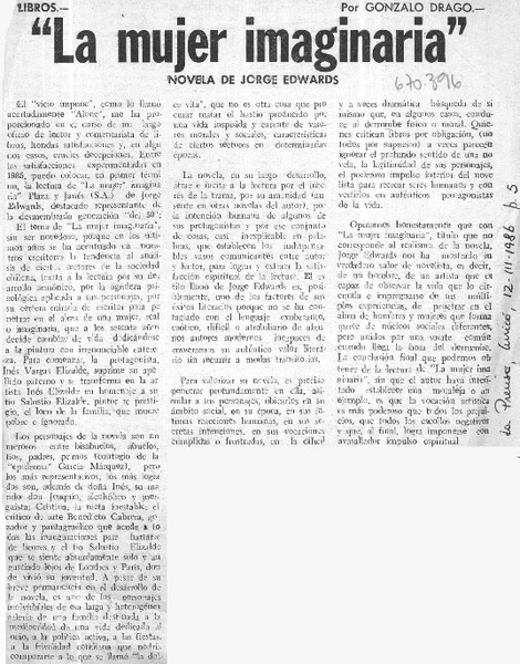 "La mujer imaginaria"