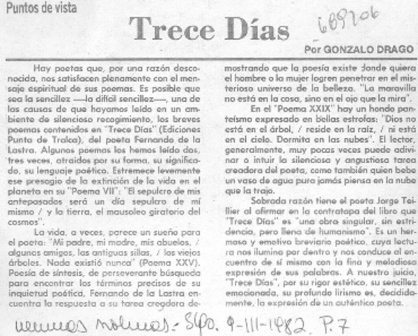 Trece días