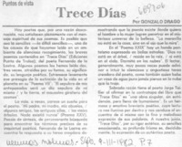 Trece días