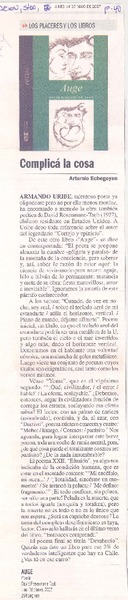 Complicá la cosa