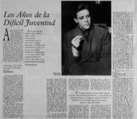 Los Años de la difícil juventud