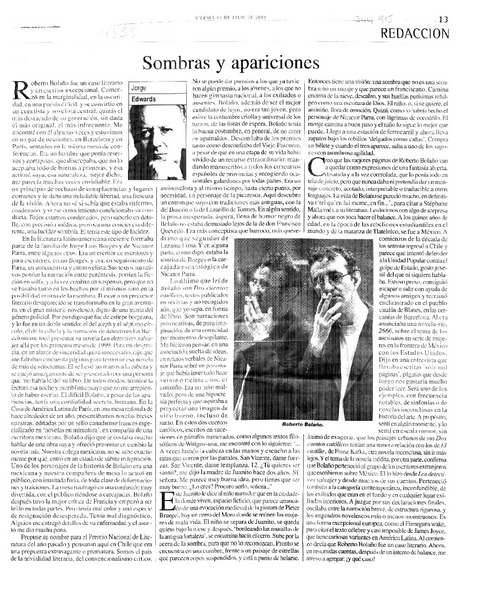 Sombras y apariciones