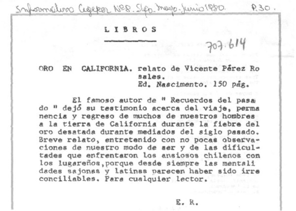 Oro en California