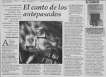 El canto de los antepasados  [artículo] Patricia Espinosa.