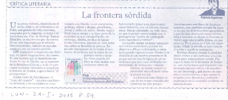 La frontera sórdida