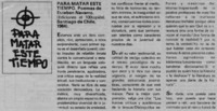 Para matar este tiempo