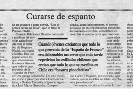 Curarse de espanto