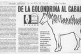 De la golondrina al caballo de fuego  [artículo] Filebo.