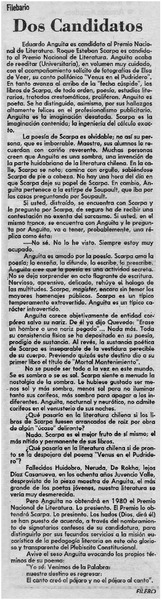 Dos candidatos