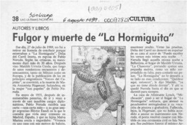 Fulgor y muerte de "La Hormiguita"  [artículo] Filebo.