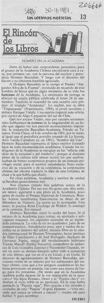 Homero en la Academia