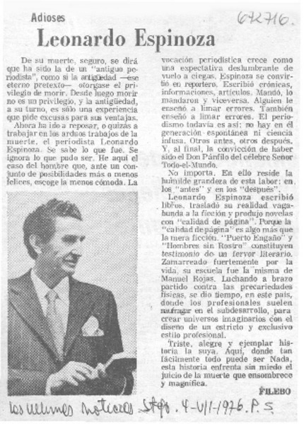 Leonaro Espinoza