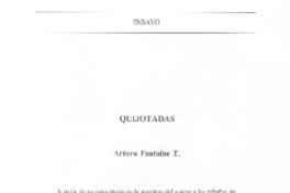 Quijotadas