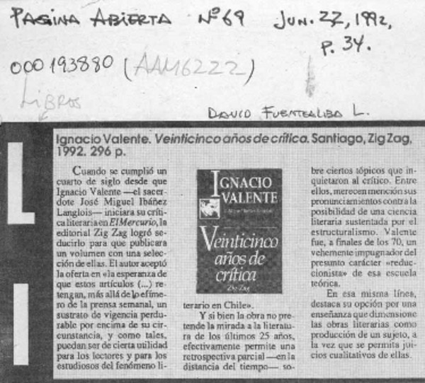 Libros  [artículo] David Fuentealba L.