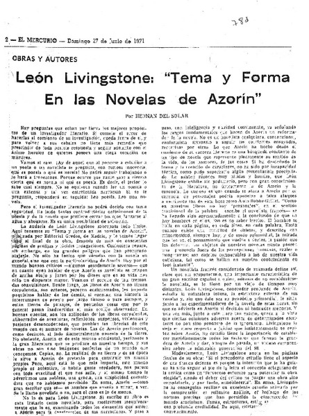 El trayecto de Azorín