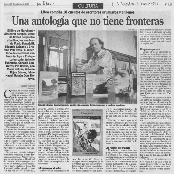 Una antología que no tiene fronteras