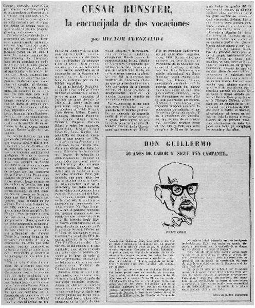 César Bunster, la encrucijada de dos vocaciones