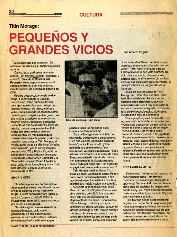 Pequeños y grandes vicios  [artículo] Alberto Fuguet.