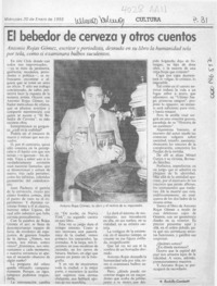 El bebedor de cerveza y otros cuentos  [artículo] Rodolfo Gambetti.