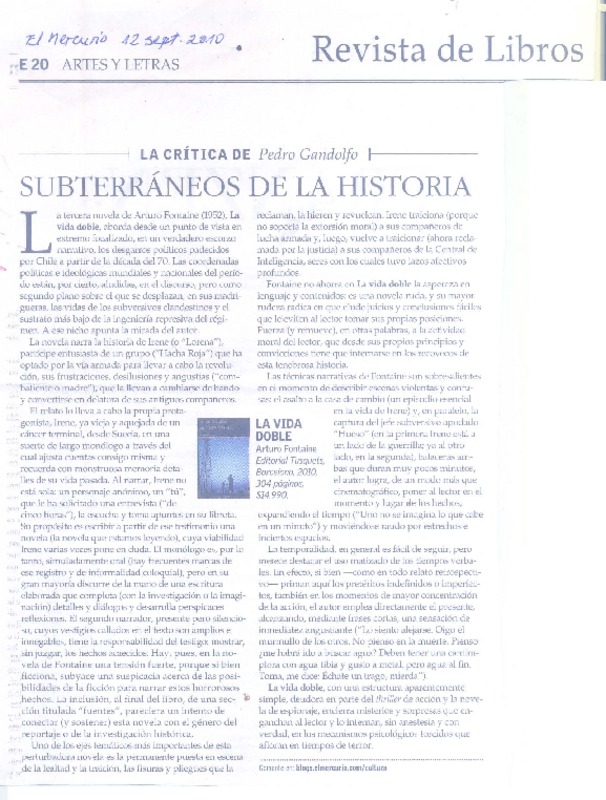 Subterráneos de la historia