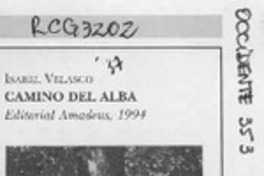 Camino del alba  [artículo] Eugenio García-Díaz.