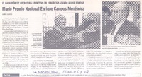 Murió Premio Nacional Enrique Campos Menéndez