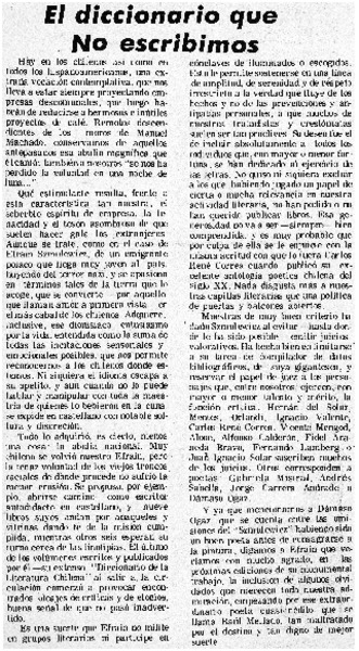 El diccionario que no escribimos