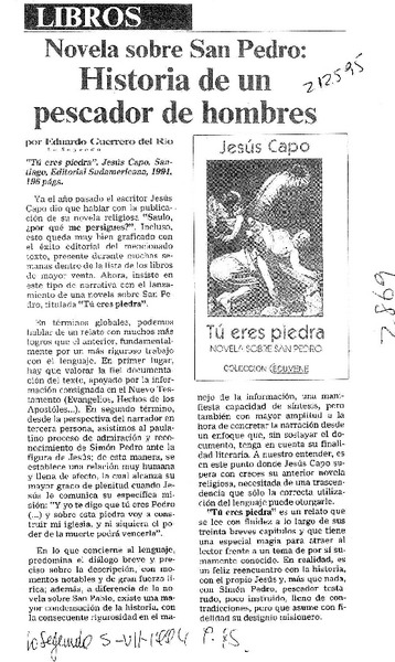 Historia de un pescador de hombres  [artículo] Eduardo Guerrero del Río.