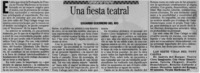 Una fiesta teatral
