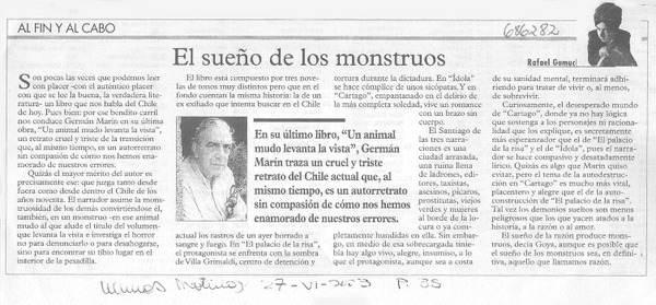 El sueño de los monstruos