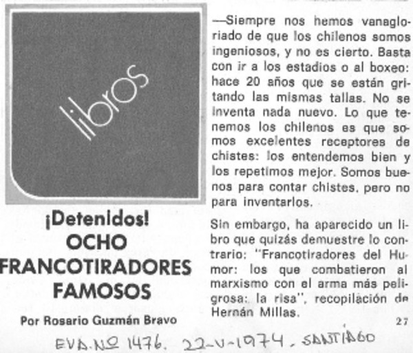Ocho francotiradores famosos