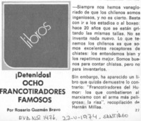 Ocho francotiradores famosos