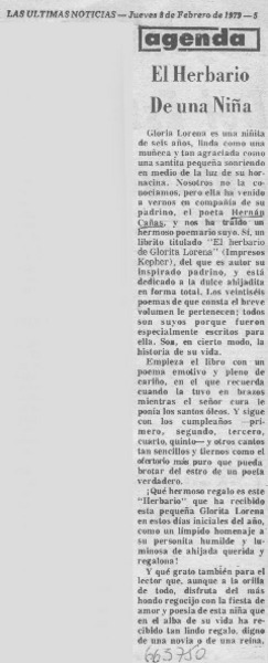El herbario de una niña