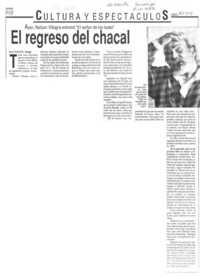 El regreso del chacal  [artículo] Willy Nikiforos.