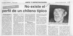 No existe el perfil de un chileno típico  [artículo] Eduardo Henríquez O.