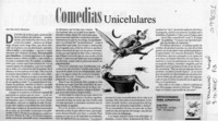 Comedias unicelulares  [artículo] Mauricio Herrera