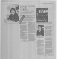 Evolución femenina a través del teatro