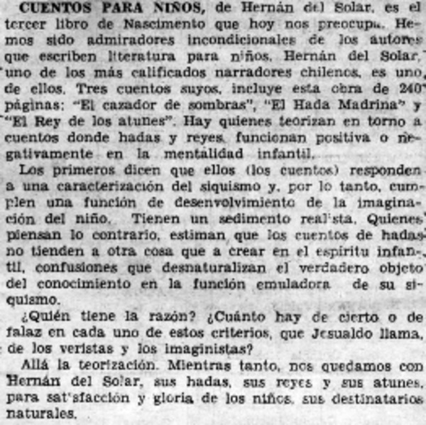 Cuentos para niños