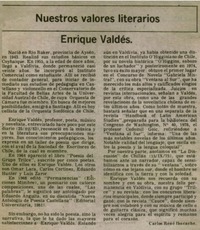 Enrique Valdés