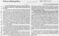 Fichero bibliográfico  [artículo] Carlos René Ibacache.